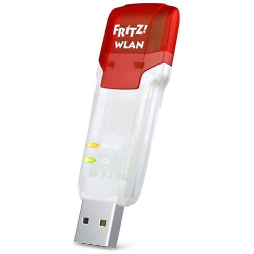AVM FRITZ WLAN USB STICK AC 860 ADATTATORE DI RETE WIRELESS 866Mbps INTERFACCIA USB 3.0 COLORE BIANCO/ROSSO